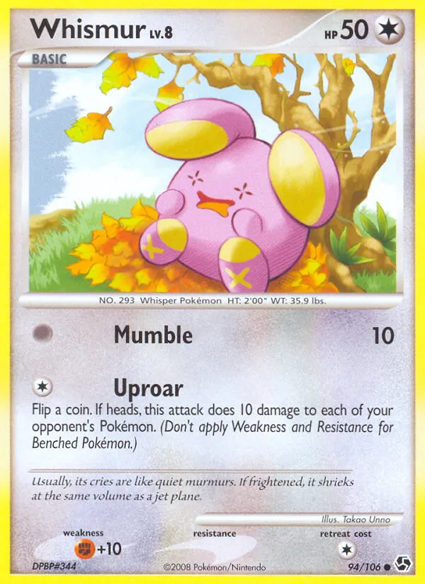 Whismur Great Encounters 94/106