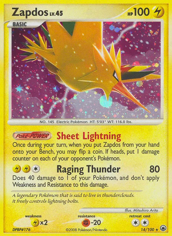 Zapdos Majestätischer Morgen 14/100