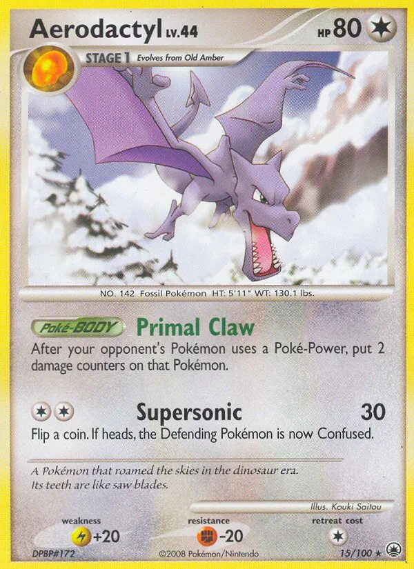 Aerodactyl Majestic Dawn 15/100