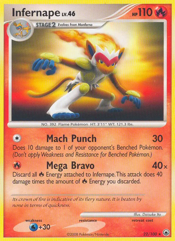 Infernape Alba Suprema 22/100