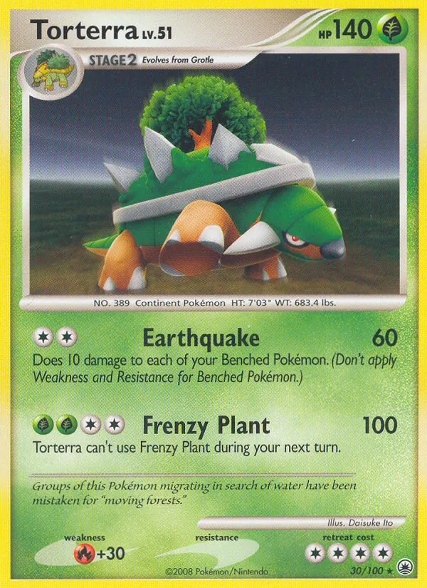Torterra Aube Majestueuse 30/100