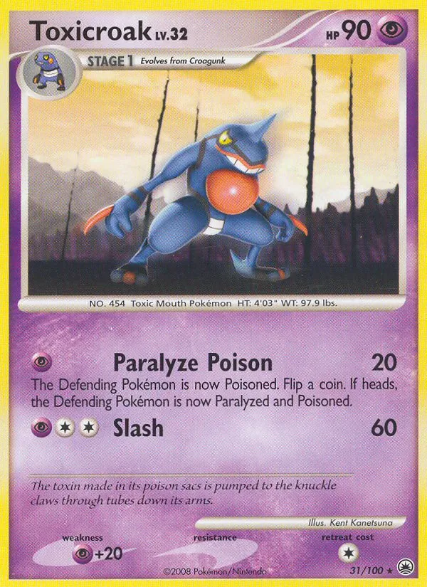 Toxicroak Majestic Dawn 31/100