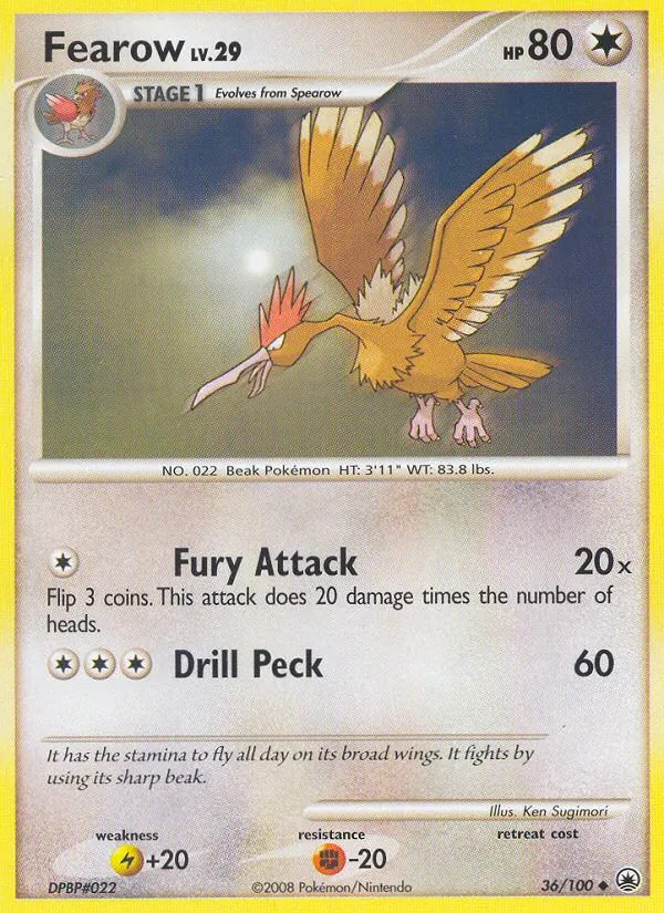 Fearow Majestic Dawn 36/100