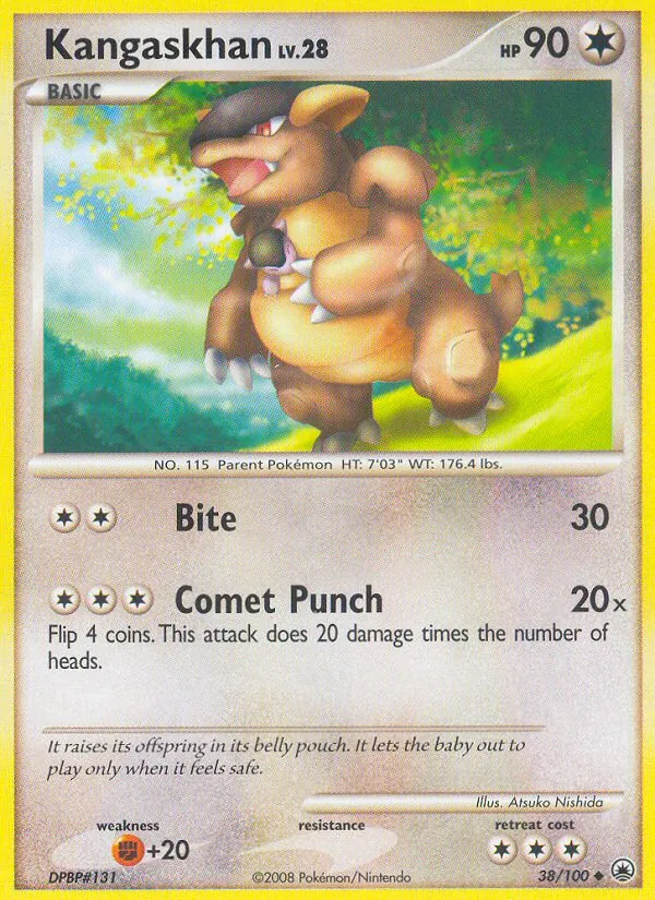 Kangaskhan Majestic Dawn 38/100