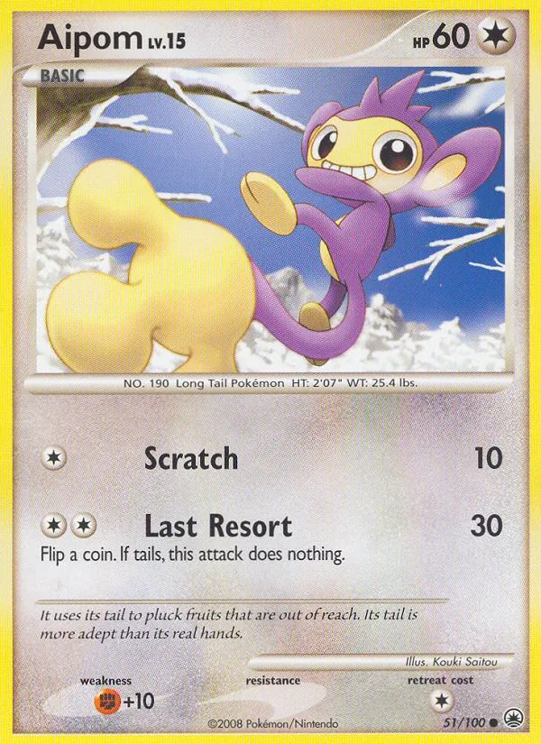 Aipom Majestic Dawn 51/100