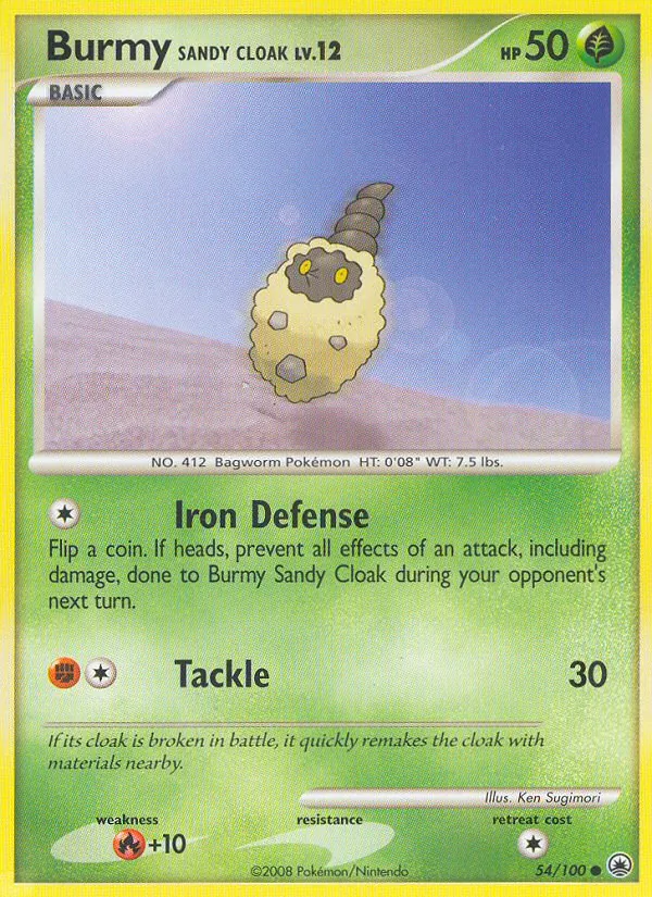 Burmy Sandy Cloak Majestic Dawn 54/100