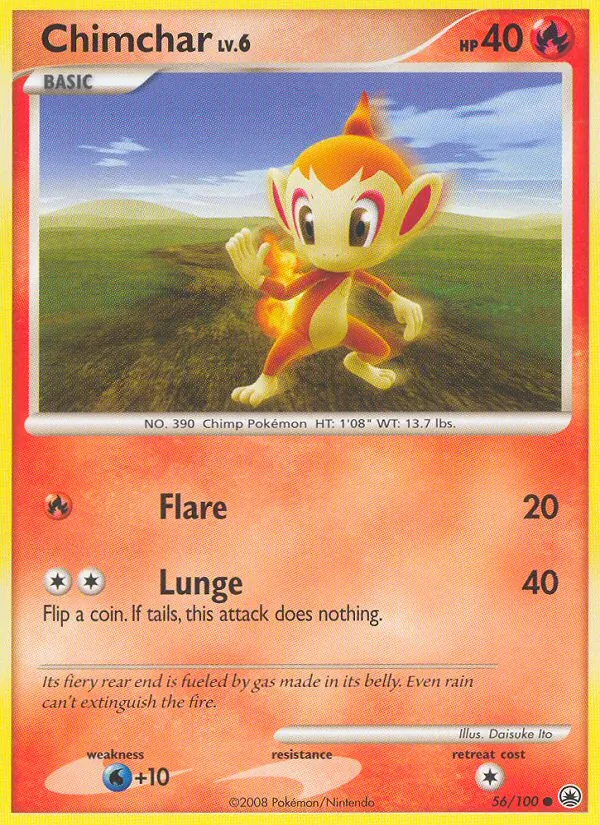 Chimchar Majestic Dawn 56/100