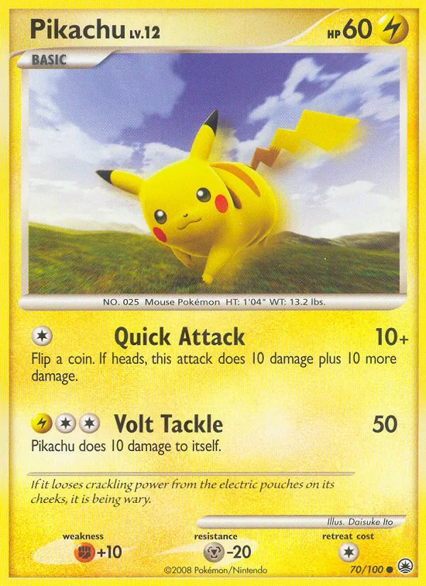 Pikachu Majestic Dawn 70/100