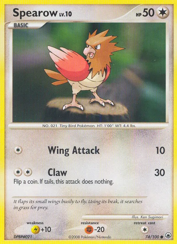 Spearow Majestic Dawn 74/100