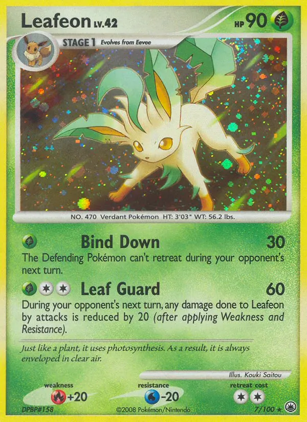 Leafeon Majestic Dawn 7/100
