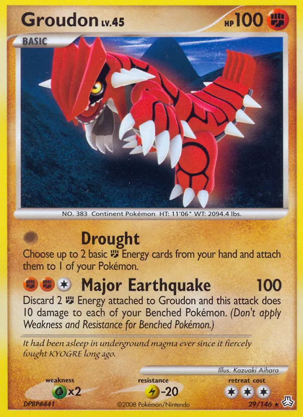 Groudon Legends Awakened 29/146