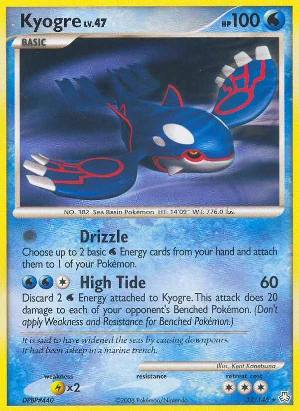 Kyogre Éveil des Légendes 32/146