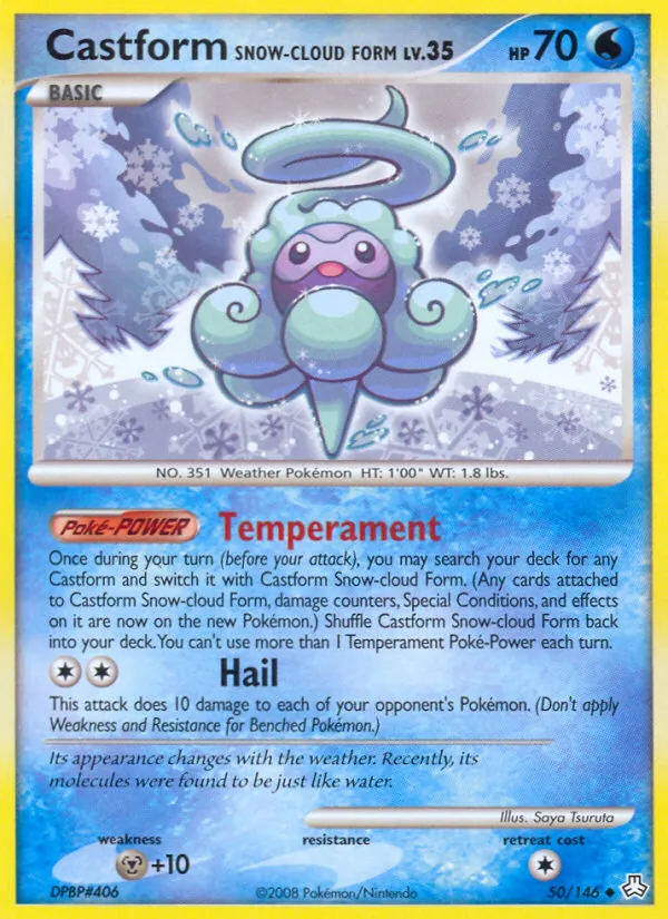 Castform Snow-cloud Form Legends Awakened 50/146