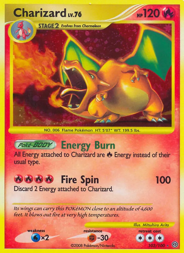 Charizard Frente Tormentoso 103/100