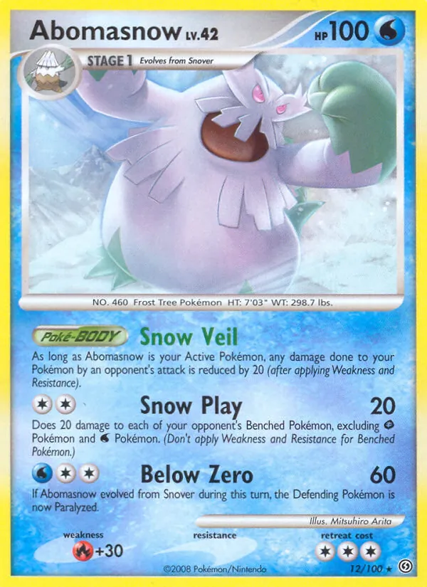 Abomasnow Stormfront 12/100