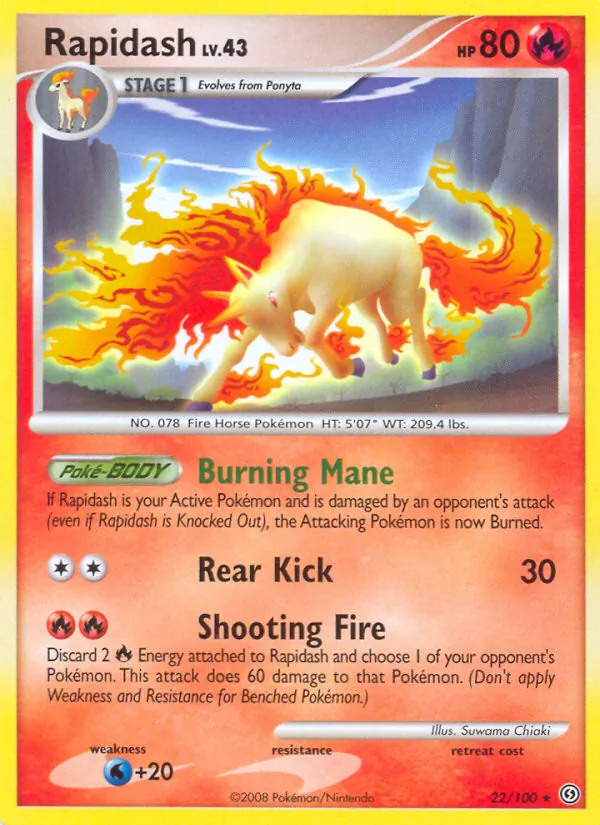Rapidash Stormfront 22/100