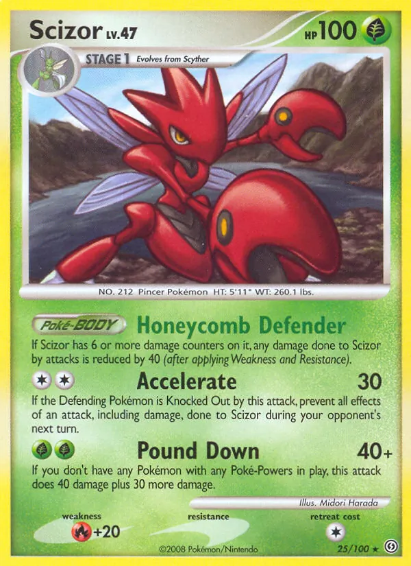 Scizor Frente Tormentoso 25/100