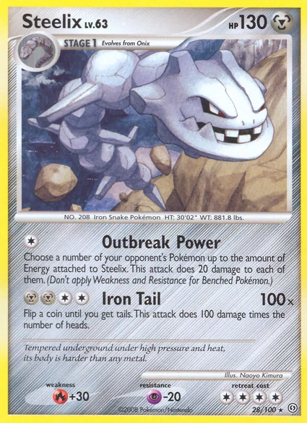 Steelix Tempête 28/100