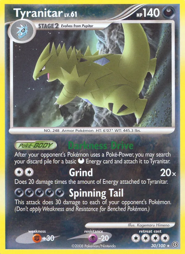 Tyranitar Stormfront 30/100