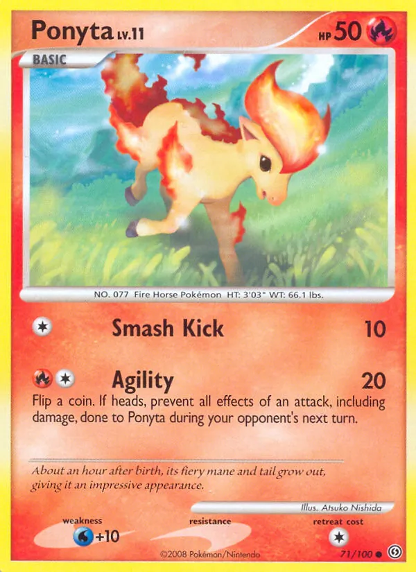 Ponyta Fronte di Tempesta 71/100