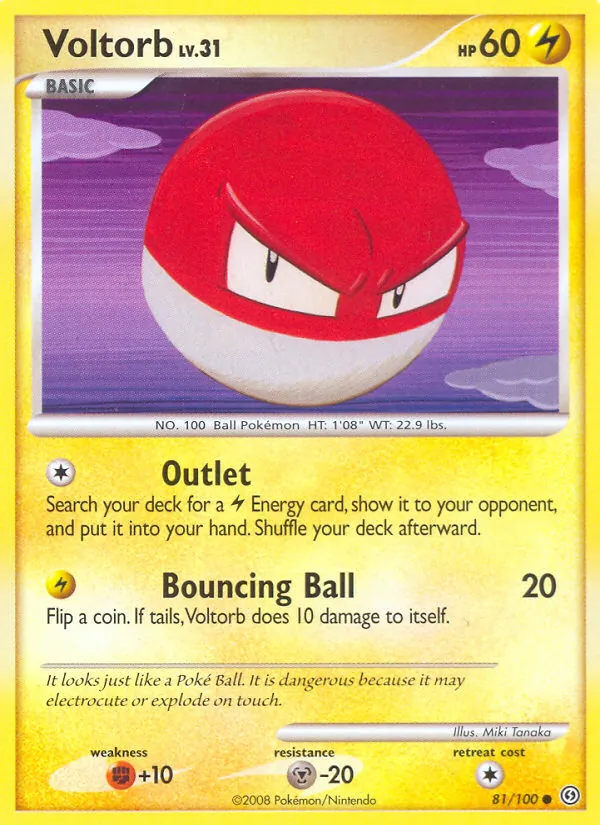 Voltorb Stormfront 81/100