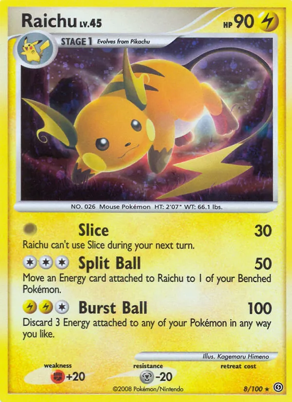 Raichu Fronte di Tempesta 8/100