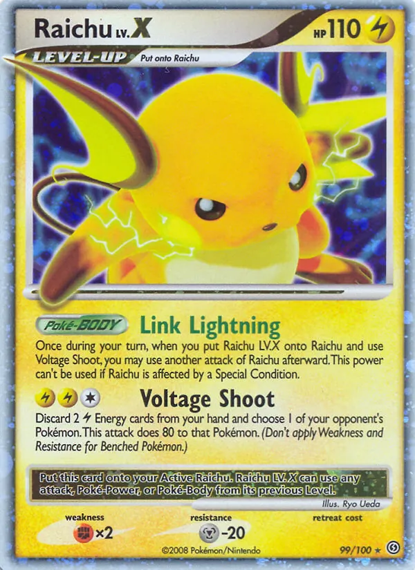 Raichu Frente Tormentoso 99/100