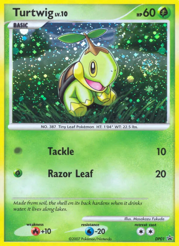 Turtwig DP Black Star Promos DP01/56