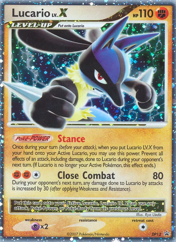 Lucario DP Black Star Promos DP12/56