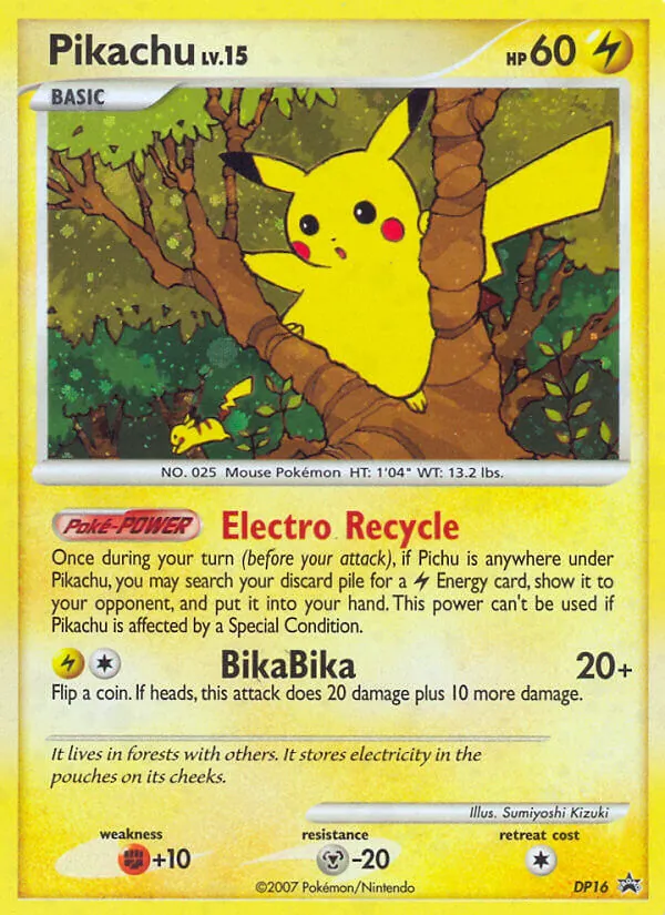 Pikachu DP Black Star Promos DP16/56