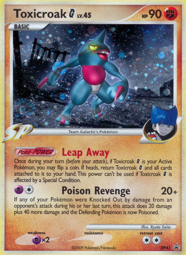 Toxicroak G DP Black Star Promos DP41/56