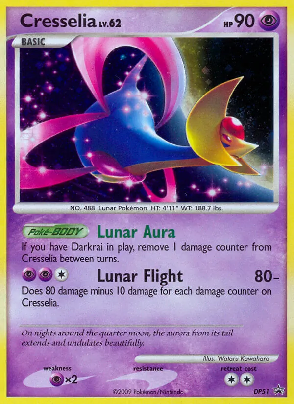 Cresselia DP Black Star Promos DP51/56