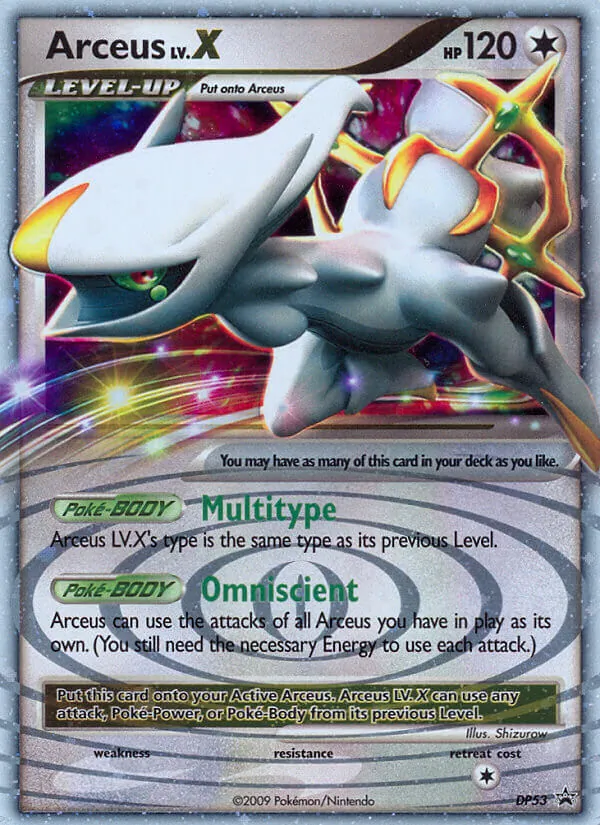 Arceus Promo DP DP53/56
