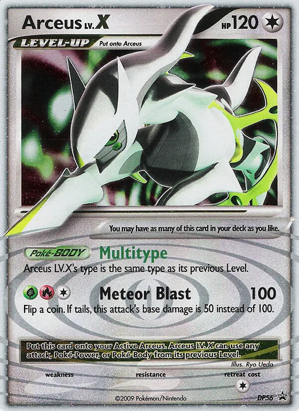 Arceus DP Black Star Promos DP56/56