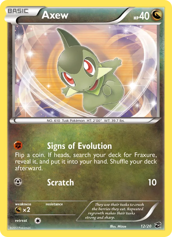 Axew Drachengruft 12/20