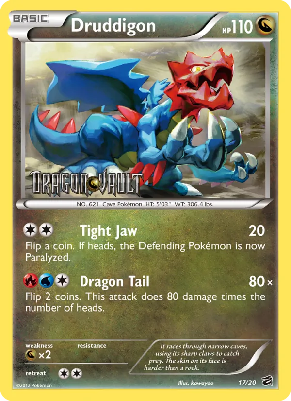 Druddigon Tesoro dei Draghi 17/20