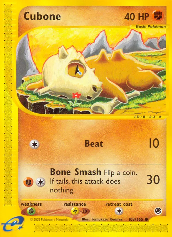 Cubone Expedition Set Base 103/165