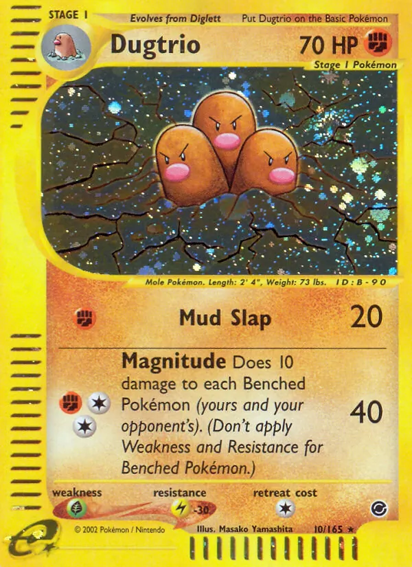 Dugtrio Expedition Base Set 10/165