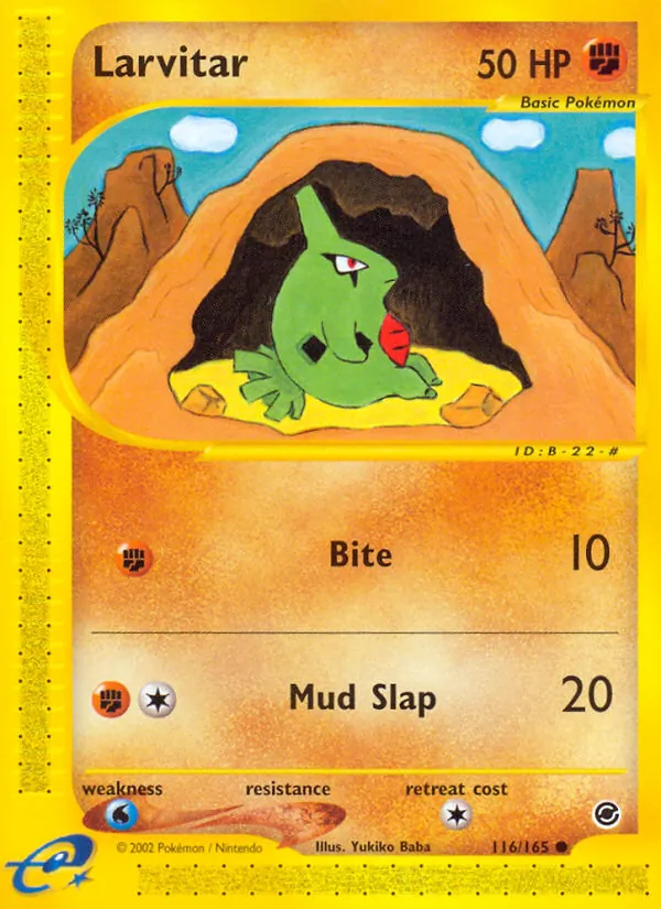 Larvitar Expedition Base Set 116/165
