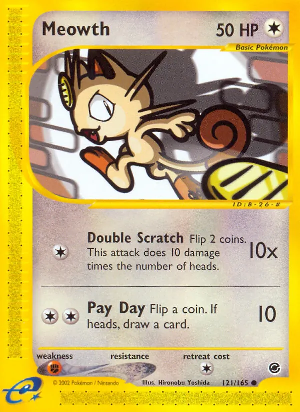 Meowth Expedition Base Set 121/165