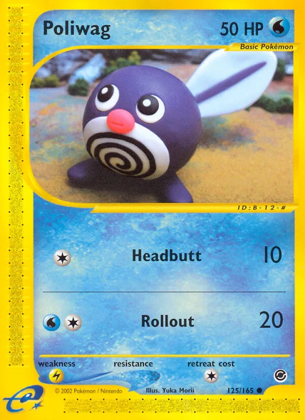 Poliwag Expedition Base Set 125/165