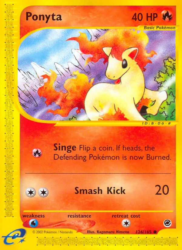 Ponyta Expedition Base Set 126/165