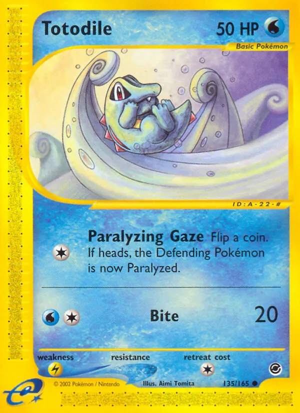 Totodile Expedition Base Set 135/165