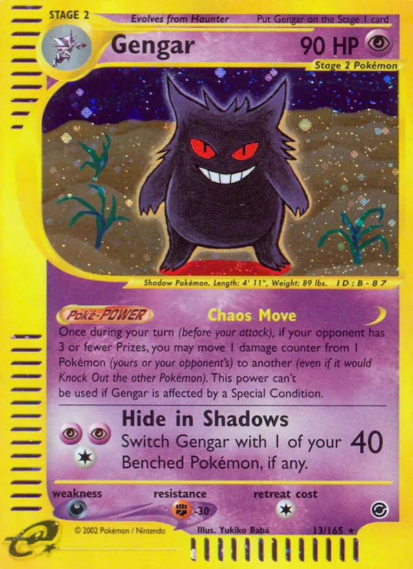 Gengar Expedition Set Base 13/165