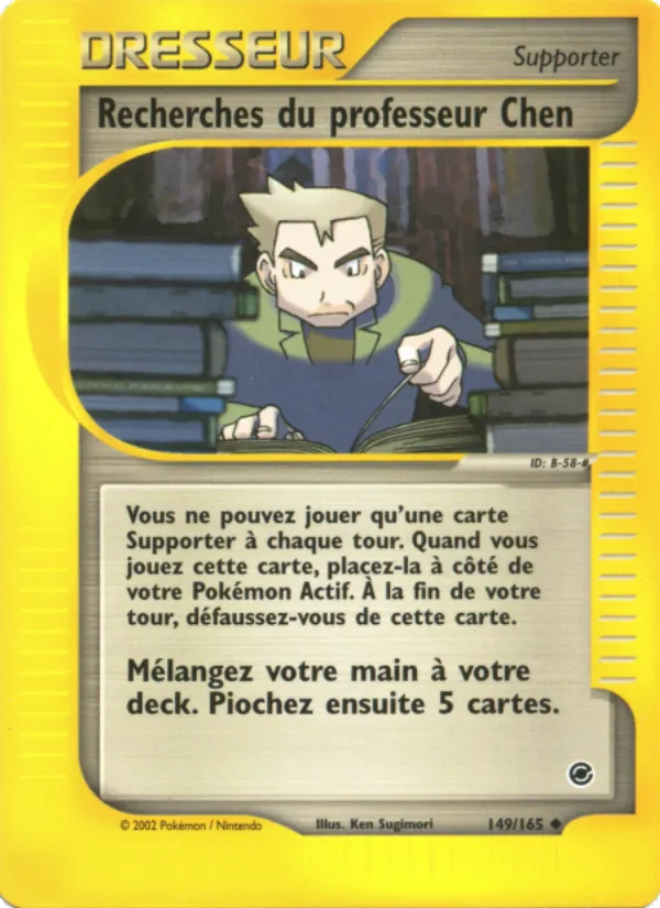 Recherches du professeur Chen Expedition 149/165