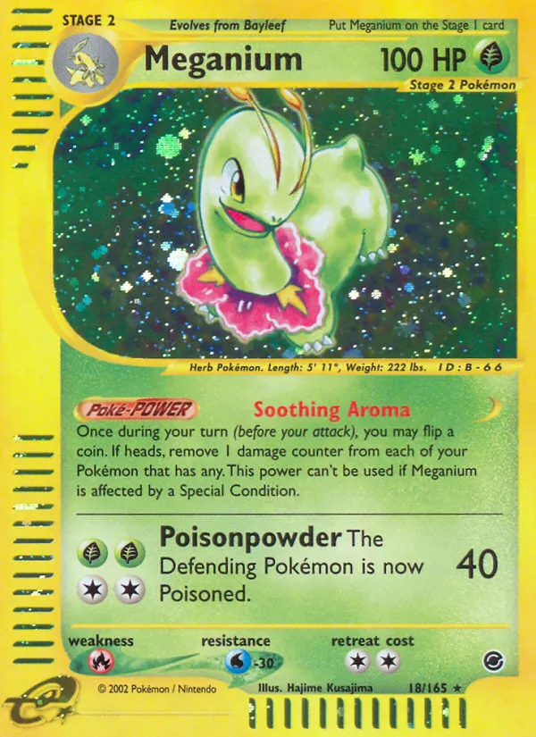 Meganium Expedition Base Set 18/165