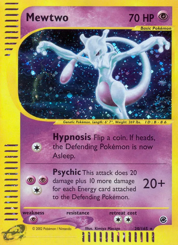 Mewtwo Expedition Base Set 20/165