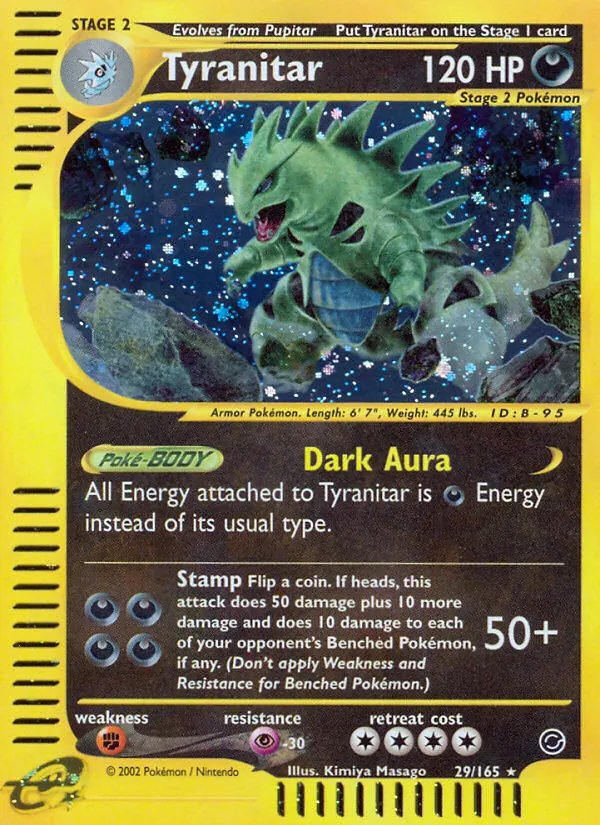 Tyranitar Expedition Base Set 29/165