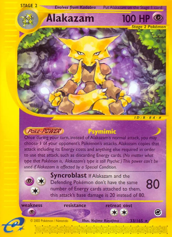 Alakazam Expedition Base Set 33/165