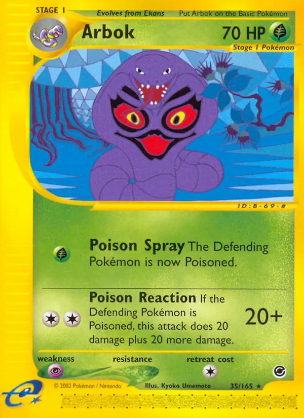 Arbok Expedition Base Set 35/165